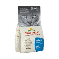 Almo Nature Sterilised Cibo per Gatti - Salmone e Riso
