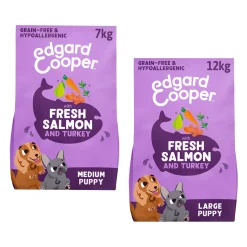 Edgard & Cooper Puppy - Salmone & Tacchino Ruspante