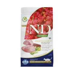 Farmina N&D Quinoa Weight Management Adult Cibo per Gatti - Agnello