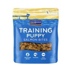 Fish4Dogs Puppy Training Salmon Bites Snack per Cani