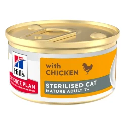 Hill's Science Plan Feline Sterilised Mature Adult Premium Mousse - Pollo
