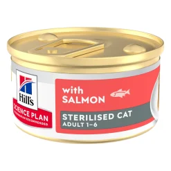 Hill's Science Plan Feline Sterilised Adult Premium Mousse - Salmone