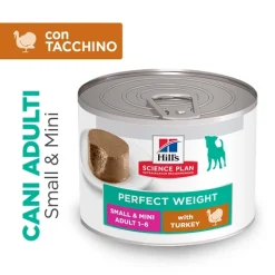 Hill's Science Plan Small & Mini - Perfect Weight Adult - Tacchino - Lattina