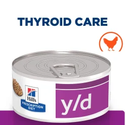 Hill's y/d Thyroid Care - Prescription Diet - Gatto - Lattina