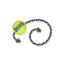 KONG AirDog Squeakair Ball With Rope