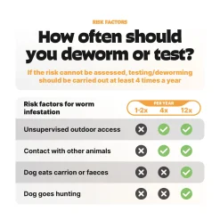 Pezz Test Standard per Vermi per Cane